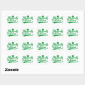 Magisch Delicious St. Patrick's Day Vierkante Sticker (Vel)