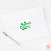 Magisch Delicious St. Patrick's Day Vierkante Sticker (Envelop)