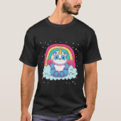 Magisch Dier Regenboog Pandacorn Eenhoorn Panda T-shirt (Voorkant)