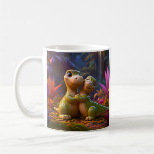 Magisch Dino-knuffelbos Koffiemok