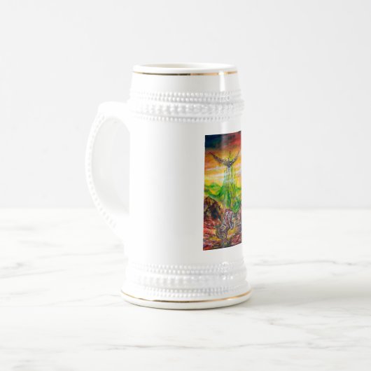 MAGISCH DUEL TUSSEN BRADAMANT EN NEGROMANCER BIERPUL (Voorkant links)