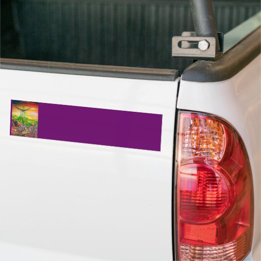 MAGISCH DUEL TUSSEN BRADAMANT EN NEGROMANCER BUMPERSTICKER (Op Truck)