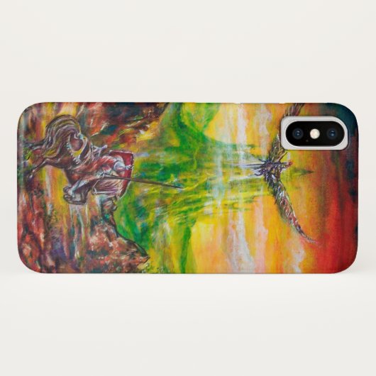 MAGISCH DUEL TUSSEN BRADAMANT EN NEGROMANCER Case-Mate iPhone CASE (Achterkant (horizontaal))