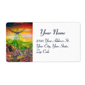 MAGISCH DUEL TUSSEN BRADAMANT EN NEGROMANCER ETIKET (Voorkant)