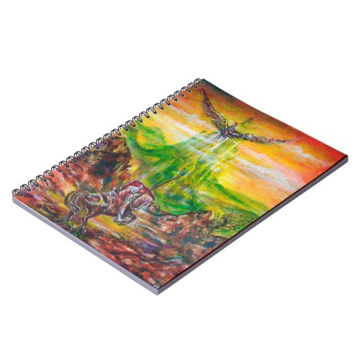 MAGISCH DUEL TUSSEN BRADAMANT EN NEGROMANCER NOTITIEBOEK (Linkerzijde)