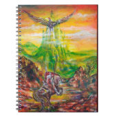 MAGISCH DUEL TUSSEN BRADAMANT EN NEGROMANCER NOTITIEBOEK (Voorkant)