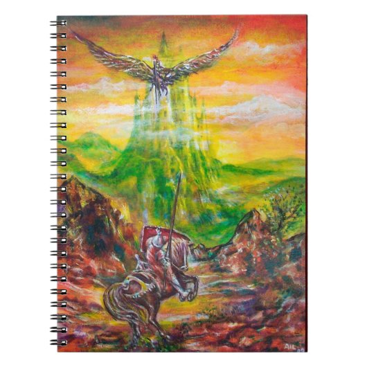 MAGISCH DUEL TUSSEN BRADAMANT EN NEGROMANCER NOTITIEBOEK (Voorkant)