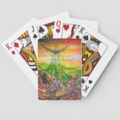 MAGISCH DUEL TUSSEN BRADAMANT EN NEGROMANCER POKERKAARTEN (Achterkant)