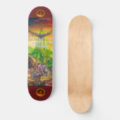 MAGISCH DUEL TUSSEN BRADAMANT EN NEGROMANCER SKATEBOARD (Voorkant)