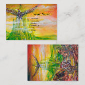 MAGISCH DUEL TUSSEN BRADAMANT EN NEGROMANCER VISITEKAARTJE (Voorkant / Achterkant)