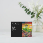 MAGISCH DUEL TUSSEN BRADAMANT EN NEGROMANCER, zwar Visitekaartje (Staand voorkant)