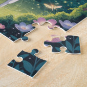 Magisch eenhoorn bos legpuzzel (Zijkant)