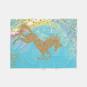 Magisch Eenhoorn Dekbed Fleece Deken (Voorkant (Horizontaal))