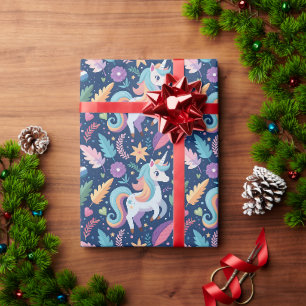 MAGISCH EENHOORN PATROON VOOR KINDEREN CADEAUPAPIER