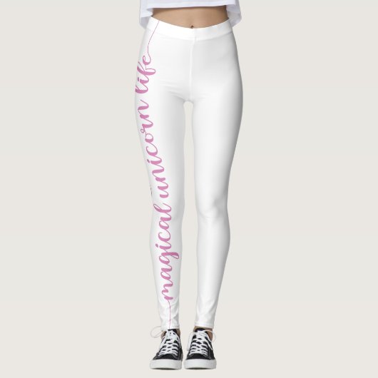 Magisch eenhoornleven leggings (Voorkant)