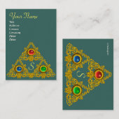 MAGISCH ELFIEK TALISMAN MONOGRAM VISITEKAARTJE (Voorkant / Achterkant)