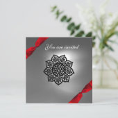 MAGISCH EVENEMENT lint wit rood Kaart (Staand voorkant)