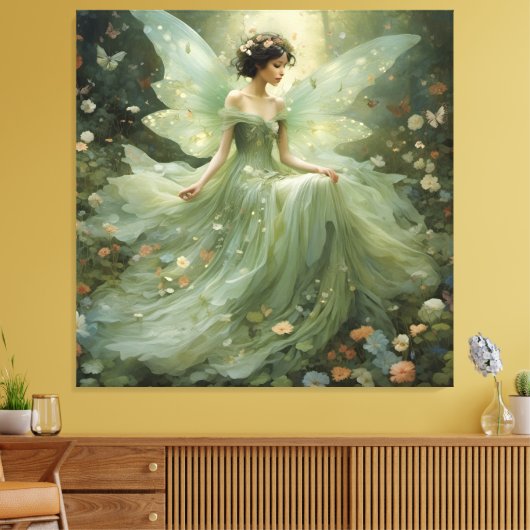 Magisch Fairy Canvas Afdruk (Insitu (Woonkamer))