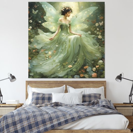 Magisch Fairy Canvas Afdruk (Insitu (Slaapkamer))