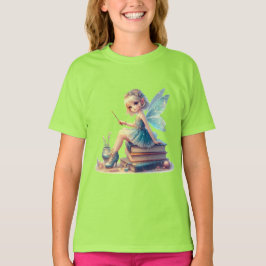 Magisch Fairy Girl Terug naar School Girl's T-shirt