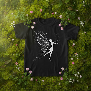 Magisch Fairy Silhouet met vleugels en sterren T-shirt