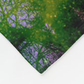 magisch fantasiebos fleece deken (Hoek)