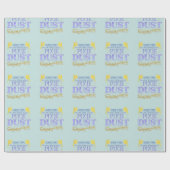 Magisch Fee Pixie Stof Cute Inspirerende Quote Cadeaupapier (Vlak)