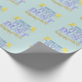 Magisch Fee Pixie Stof Cute Inspirerende Quote Cadeaupapier (Hoek)