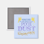 Magisch Fee Pixie Stof Cute Inspirerende Quote Magneet (Voorkant / Achterkant)
