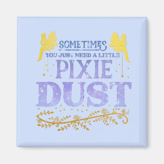 Magisch Fee Pixie Stof Cute Inspirerende Quote Magneet
