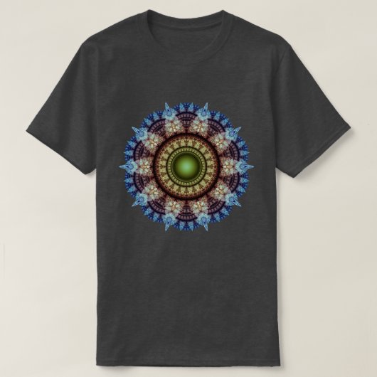 Magisch fraktaal ornament t-shirt (Design voorkant)