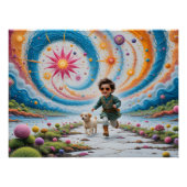 Magisch geborduurd Wonderland Perfect Poster (Voorkant)