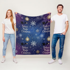 Magisch Geloof in de Magie van Kerstmis Fleece Deken