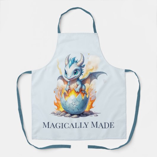 Magisch gemaakt Frostfire Hatchling Cooking Schort (Voorkant)