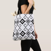 "Magisch georiënteerd eenvoudig tapijt patroon" Tote Bag (Dichtbij)