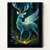 magisch gevleugeld hert notitieboek (Achterkant)