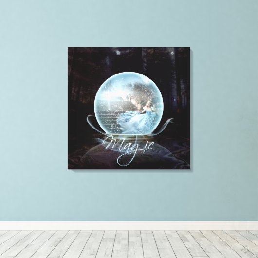 Magisch - Gewatteerd Canvas (Insitu (Houten vloer))