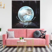 Magisch - Gewatteerd Canvas Afdruk (Insitu (Woonkamer))