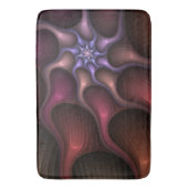 Magisch glanzend Abstract Gestreept Kleurrijke Fra Badmat (Voorkant Verticaal)