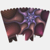 Magisch glanzend Abstract Gestreept Kleurrijke Fra Bedankdoosjes (Ongevouwen)