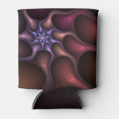 Magisch glanzend Abstract Gestreept Kleurrijke Fra Blikjeskoeler (Voorkant)