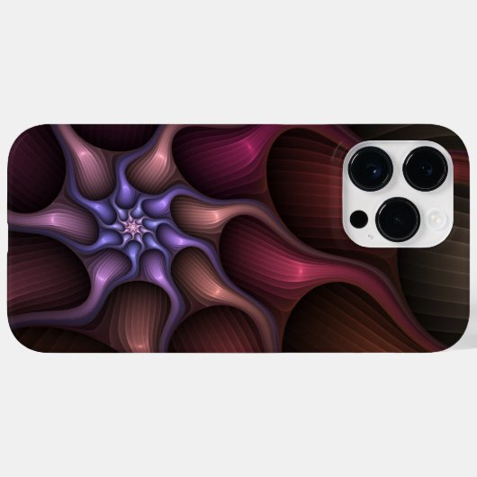 Magisch glanzend Abstract Gestreept Kleurrijke Fra Case-Mate iPhone Case (Achterkant (horizontaal))