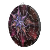 Magisch glanzend Abstract Gestreept Kleurrijke Fra Dartbord (Voorkant Rechts)