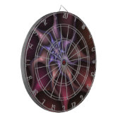 Magisch glanzend Abstract Gestreept Kleurrijke Fra Dartbord (Voorkant Links)