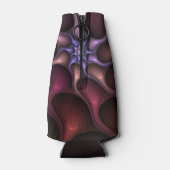 Magisch glanzend Abstract Gestreept Kleurrijke Fra Flesjeskoeler (Achterkant)