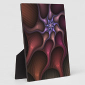 Magisch glanzend Abstract Gestreept Kleurrijke Fra Fotoplaat (Zijkant)