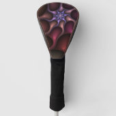 Magisch glanzend Abstract Gestreept Kleurrijke Fra Golfheadcover (Voorkant)