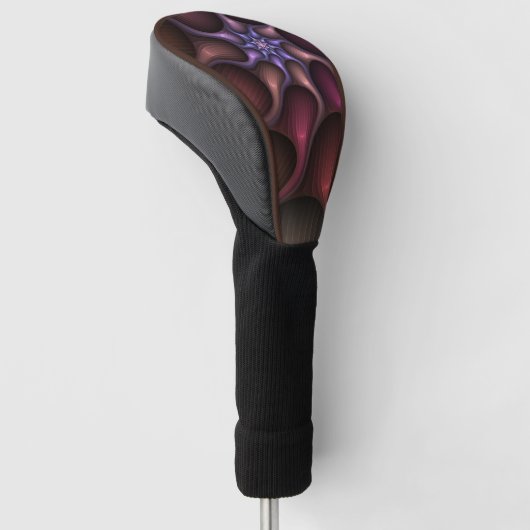 Magisch glanzend Abstract Gestreept Kleurrijke Fra Golfheadcover (Schuin)
