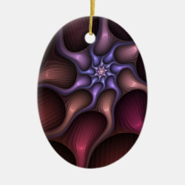 Magisch glanzend Abstract Gestreept Kleurrijke Fra Keramisch Ornament