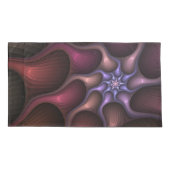 Magisch glanzend Abstract Gestreept Kleurrijke Fra Kussensloop (Achterkant)